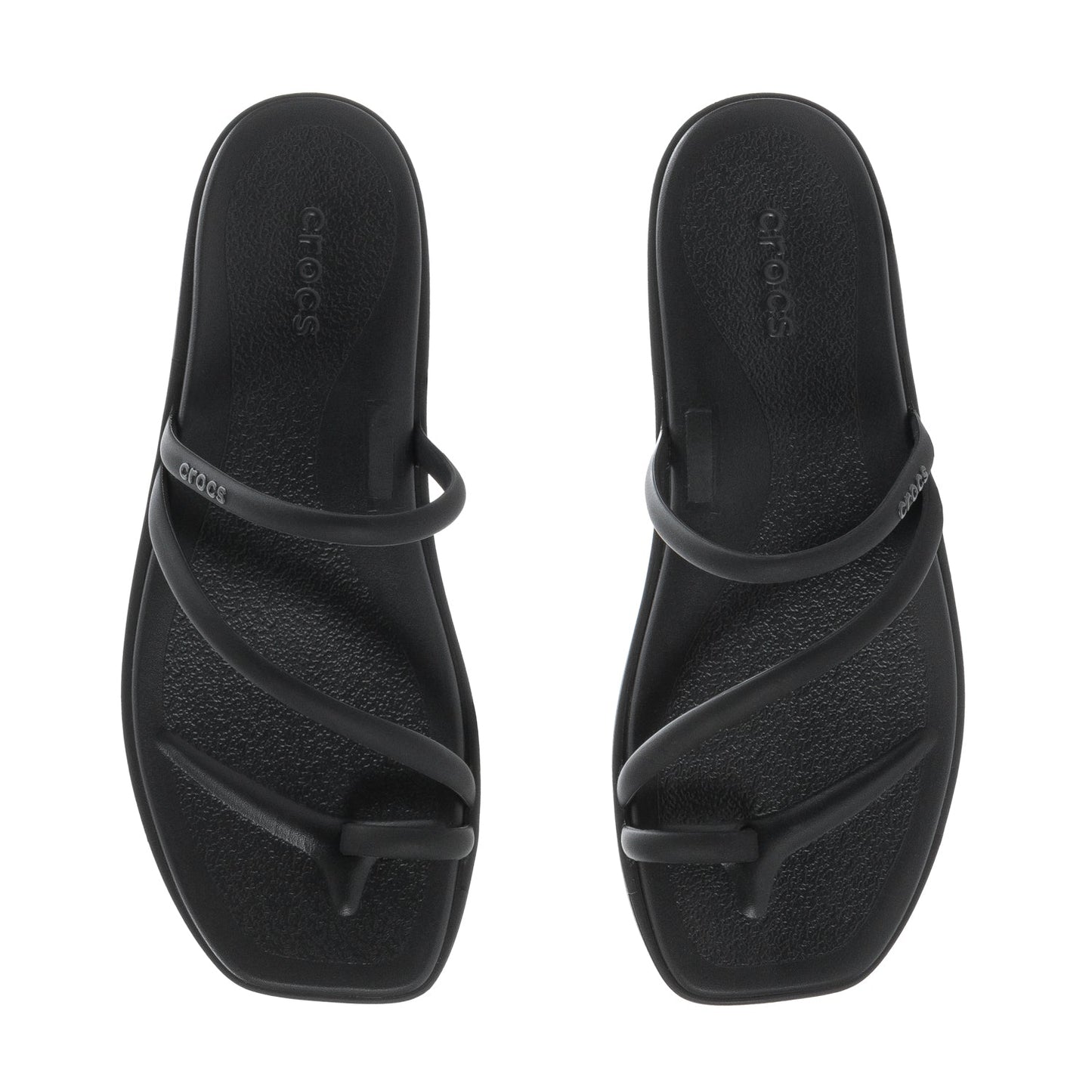 Crocs Women's Miami Toe Loop Sandal - Black